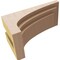 Ekena Millwork 4"W x 8"D x 4"H Wide Rockford Rough Cedar Woodgrain TimberThane Corbel, Primed Tan CORUR04X08X04ROCRCPR - alternate 2